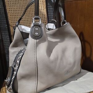 Coach Edie 31 Shoulder Bag With Snakeskin Detailing